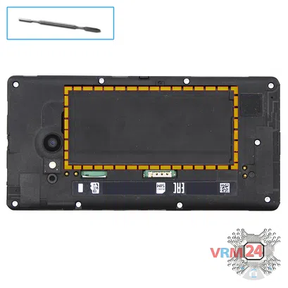 How to disassemble Nokia Lumia 735 RM-1038, Step 2/1