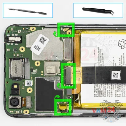 Como desmontar Lenovo A5, Passo 12/1