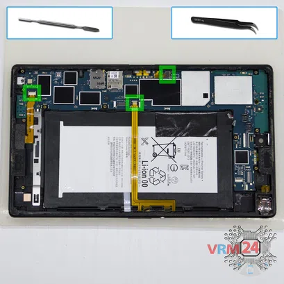 How to disassemble Sony Xperia Z3 Tablet Compact, Step 19/1