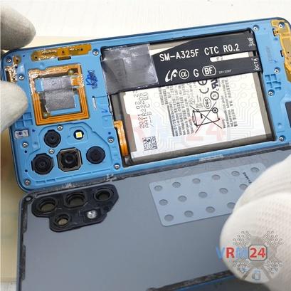 Como desmontar Samsung Galaxy A32 SM-A325, Passo 3/5