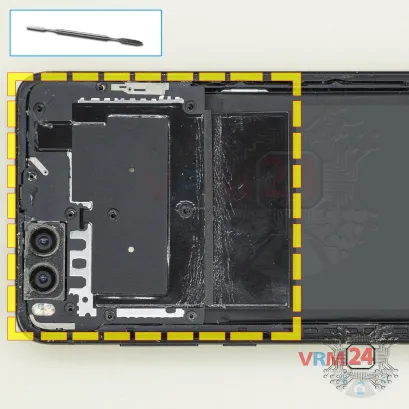 Как разобрать Xiaomi Mi Note 3, Шаг 5/1