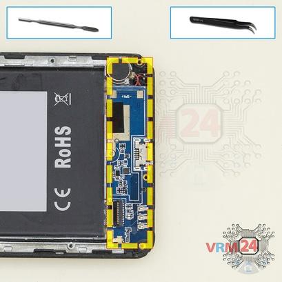 How to disassemble Doogee X20, Step 6/1