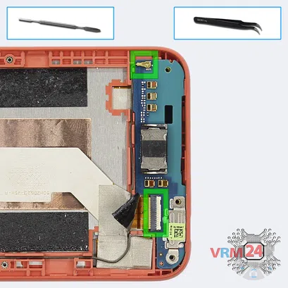 How to disassemble HTC Desire 610, Step 7/1