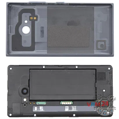 How to disassemble Nokia Lumia 735 RM-1038, Step 1/2