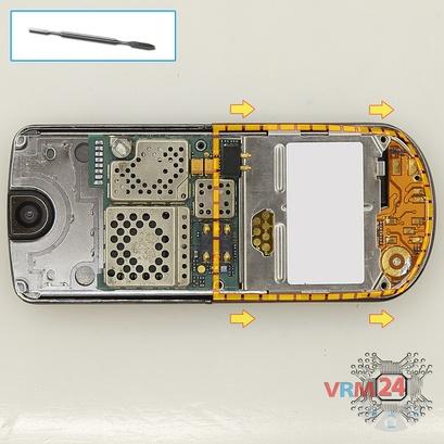 How to disassemble Nokia 8800 RM-13, Step 6/1