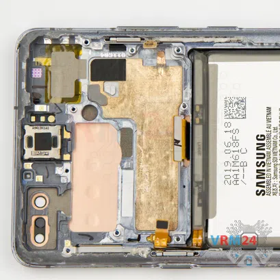 Cómo desmontar Samsung Galaxy S10 5G SM-G977, Paso 18/2