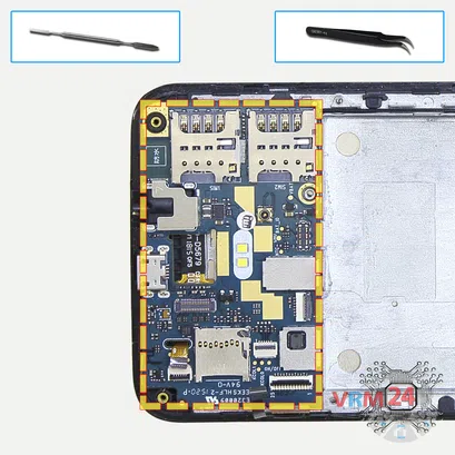 Как разобрать Micromax Canvas Power AQ5001, Шаг 10/1