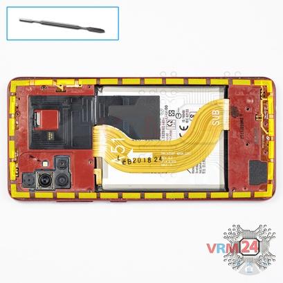 Cómo desmontar Samsung Galaxy A51 SM-A515, Paso 4/1