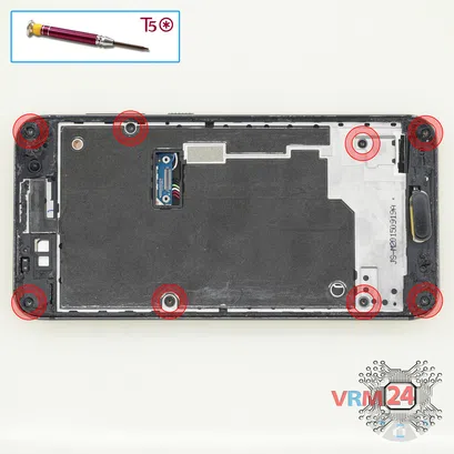 How to disassemble HTC One A9, Step 5/1