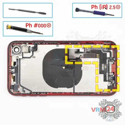 Cómo desmontar Apple iPhone XR, Paso 25/1