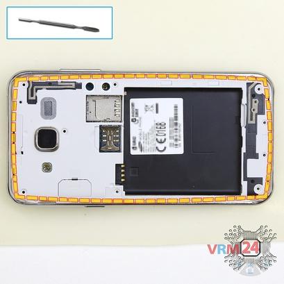How to disassemble Samsung Galaxy J5 SM-J500, Step 4/1