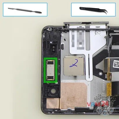 How to disassemble Sony Xperia XA, Step 14/1