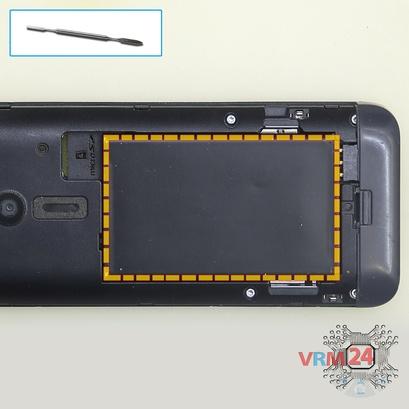 How to disassemble Nokia 230 RM-1172, Step 2/1