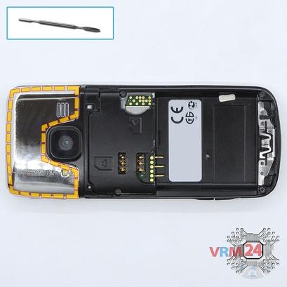 How to disassemble Nokia 6700 Classic RM-470, Step 3/1