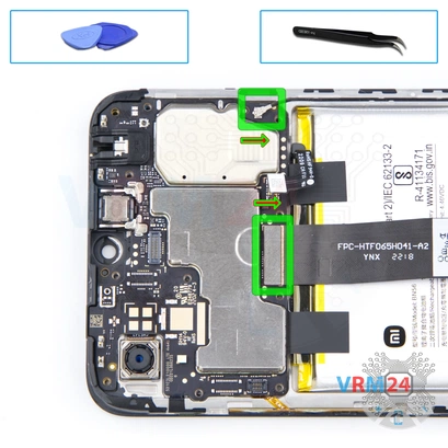 How to disassemble Xiaomi Redmi 10A, Step 15/1