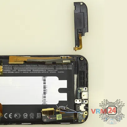 How to disassemble HTC One M9, Step 12/2