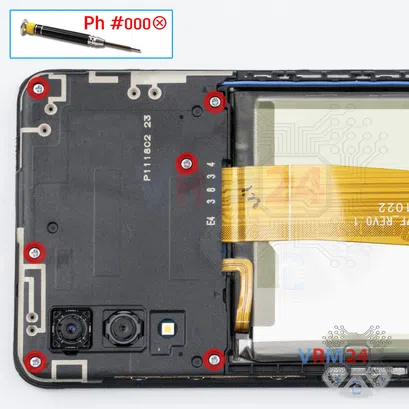 Cómo desmontar Samsung Galaxy A02 SM-A022, Paso 4/1