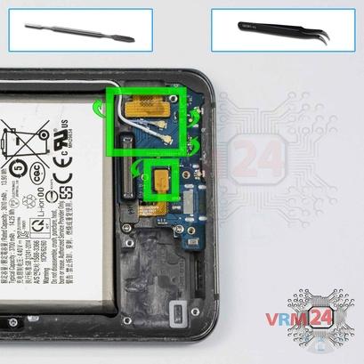 Como desmontar Samsung Galaxy A80 SM-A805, Passo 14/1