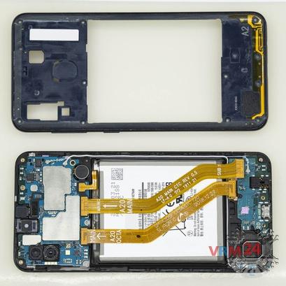 How to disassemble Samsung Galaxy A20 SM-A205, Step 5/2