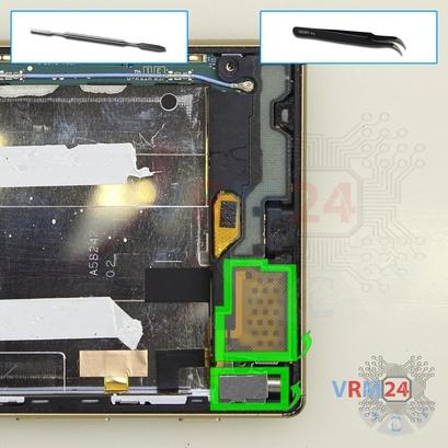 How to disassemble Sony Xperia Z5, Step 8/1
