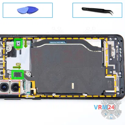 Como desmontar Samsung Galaxy S21 Plus SM-G996 por si mesmo, Passo 5/1