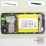 How to disassemble ZTE Axon 7 Mini, Step 14/1