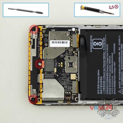 How to disassemble Xiaomi RedMi 5 Plus, Step 12/1