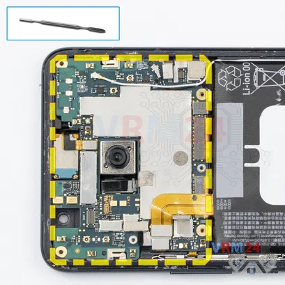 How to disassemble HTC U11 Plus, Step 16/1