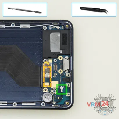 How to disassemble Nokia 8 TA-1004, Step 10/1