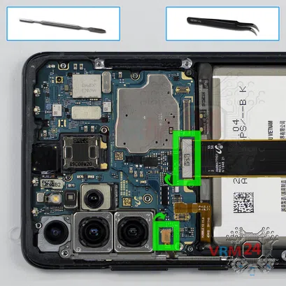 How to disassemble Samsung Galaxy S20 Plus SM-G985, Step 13/1