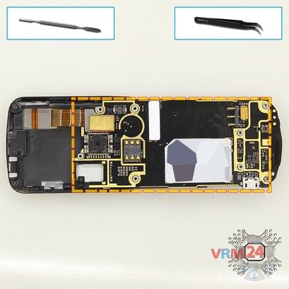 How to disassemble Nokia 8600 LUNA RM-164, Step 17/1