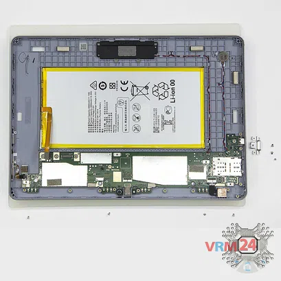 Como desmontar Huawei MediaPad T3 (10'') por si mesmo, Passo 10/2