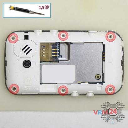 How to disassemble Samsung Diva GT-S7070, Step 3/1