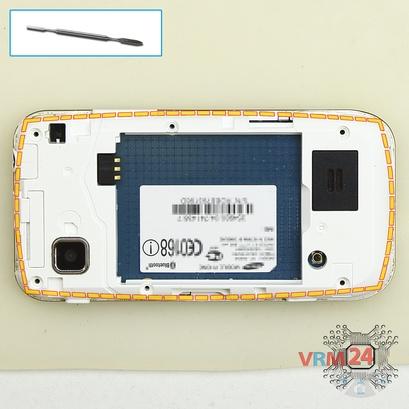 How to disassemble Samsung Wave 525 GT-S5250, Step 4/1