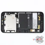 How to disassemble HTC Desire 510, Step 7/1