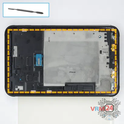 How to disassemble Samsung Galaxy Tab Active 2 SM-T395, Step 7/1