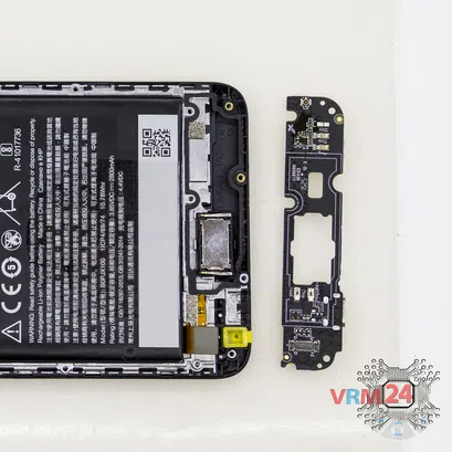 How to disassemble HTC Desire 728, Step 6/2