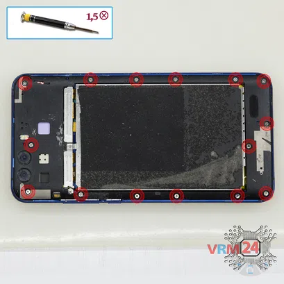 How to disassemble Blackview P6000, Step 3/1