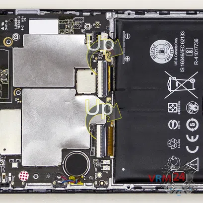 How to disassemble HTC Desire 728, Step 8/3