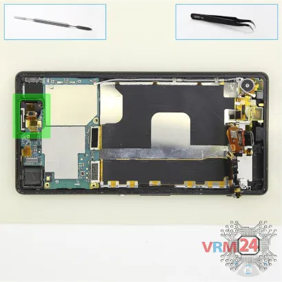 How to disassemble Sony Xperia Z3 Plus, Step 14/1