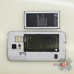 Cómo desmontar Samsung Galaxy S5 SM-G900, Paso 2/2
