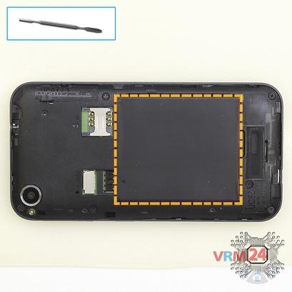 How to disassemble HTC Desire 320, Step 2/1