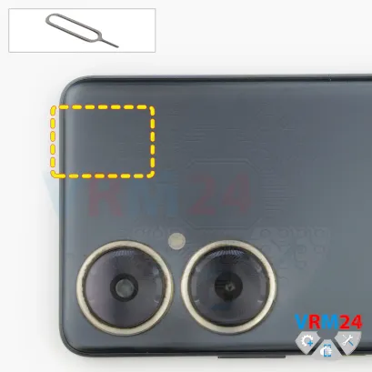 How to disassemble Huawei Nova 11i, Step 2/1