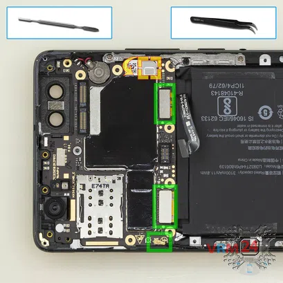 Como desmontar ZTE Nubia Z17 por si mesmo, Passo 18/1