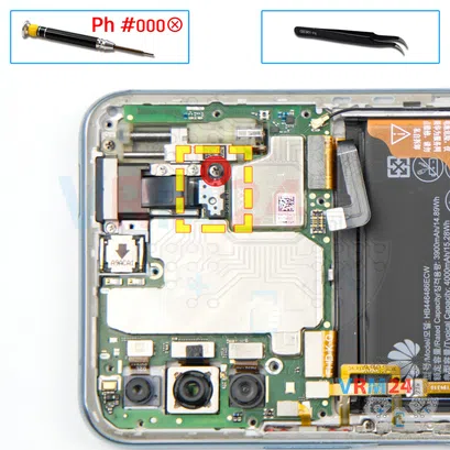 Как разобрать Huawei Y9s, Шаг 12/1