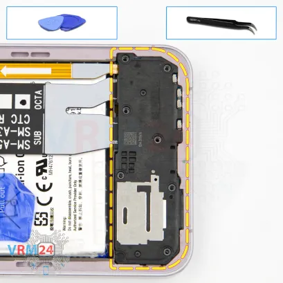 How to disassemble Samsung Galaxy A55 SM-A556, Step 9/1