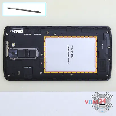 How to disassemble LG K7 X210, Step 2/1