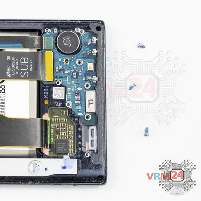 Cómo desmontar Samsung Galaxy Note 10 SM-N970, Paso 8/2