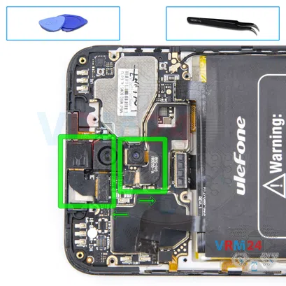 Como desmontar uleFone Power 6 por si mesmo, Passo 15/1