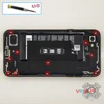 How to disassemble LG Q6α M700, Step 2/1